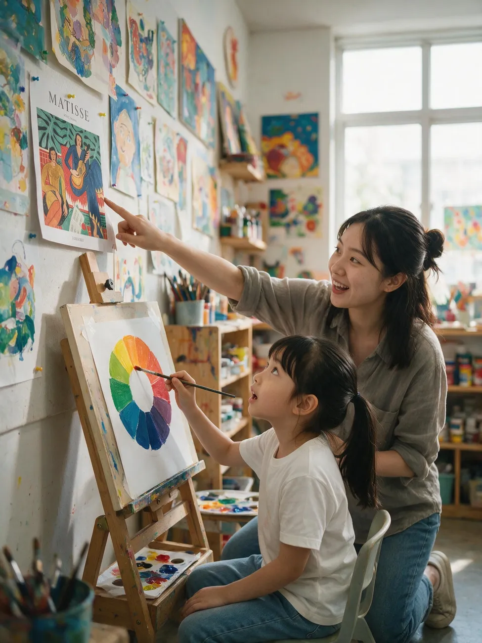 Color wheel lesson