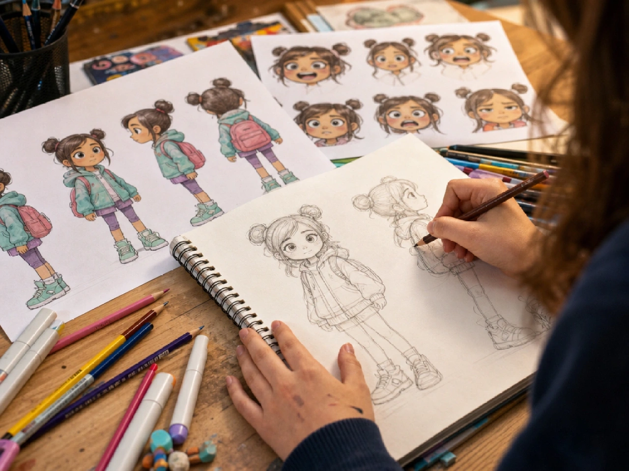 Original character design artwork